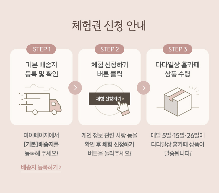 체험권 신청 안내